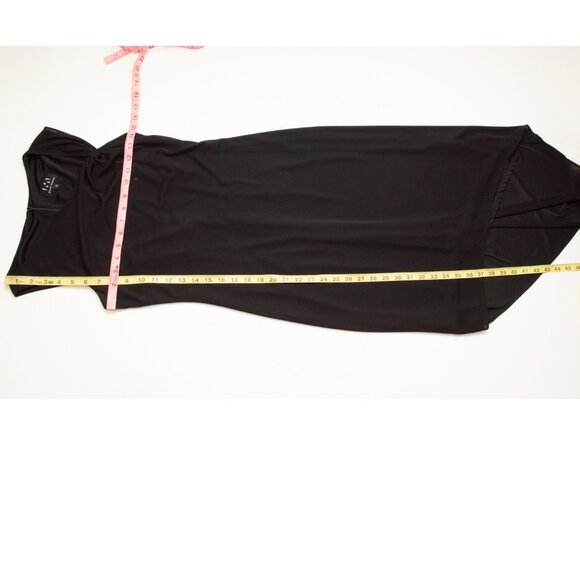 David Meister Cocktail Dress Asymmetric Midi Evening Sleeveless Midi Size 4 - Picture 6 of 6